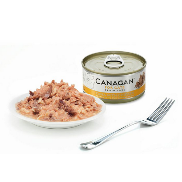 Canagan Grain Free For Cat Tuna with Chicken  無穀物吞拿魚伴雞肉配方 75g X12